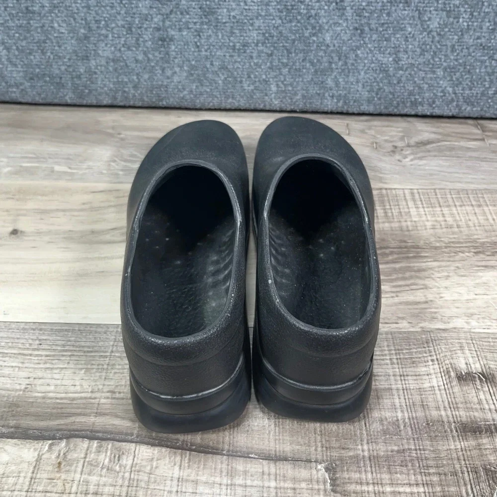 Klogs USA Bistro Clog Work Shoes Mens 12 Slip Resistant Non-Marking Black